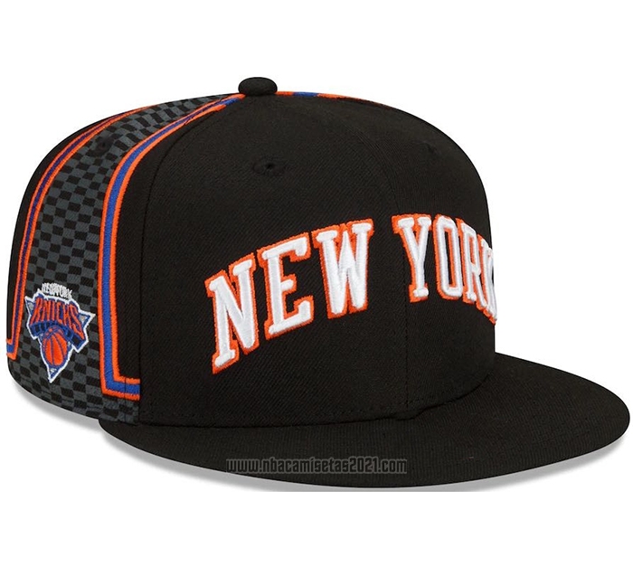 Gorra New York Knicks Ciudad Edition 2021-22 Negro